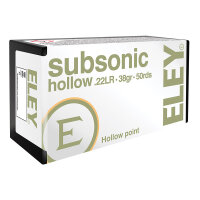 ELEY Subsonic Hollow .22lr