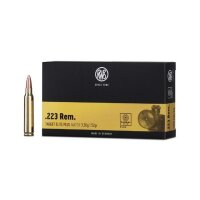 RWS - .223 Rem - 3,4 g / 52 grs - 20 Stück