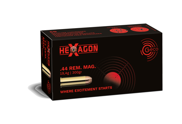 GECO .44 Rem. Mag. HEXAGON 19,4g / 300gr. - 50er