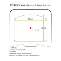 Vortex Defender ST Red Dot 6 MOA