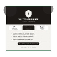 Sachkundetrainer § 7 WaffG - Jahreslizenz mit...