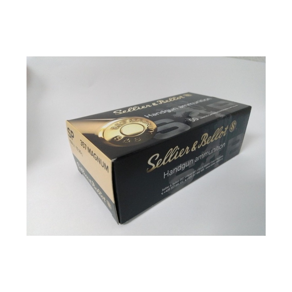 Sellier & Bellot - .357 Mag. - Teilmantel - 10,2 g / 158 grs - 50 Stück