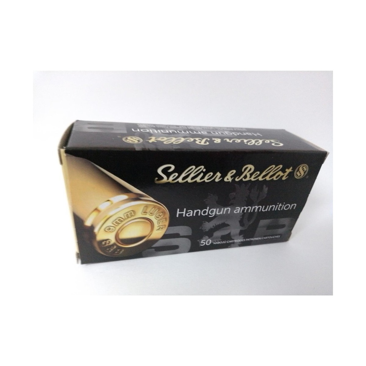 Sellier & Bellot - 9 mm Luger - Vollmantel - 8,0 g / 124 grs - 50 Stück