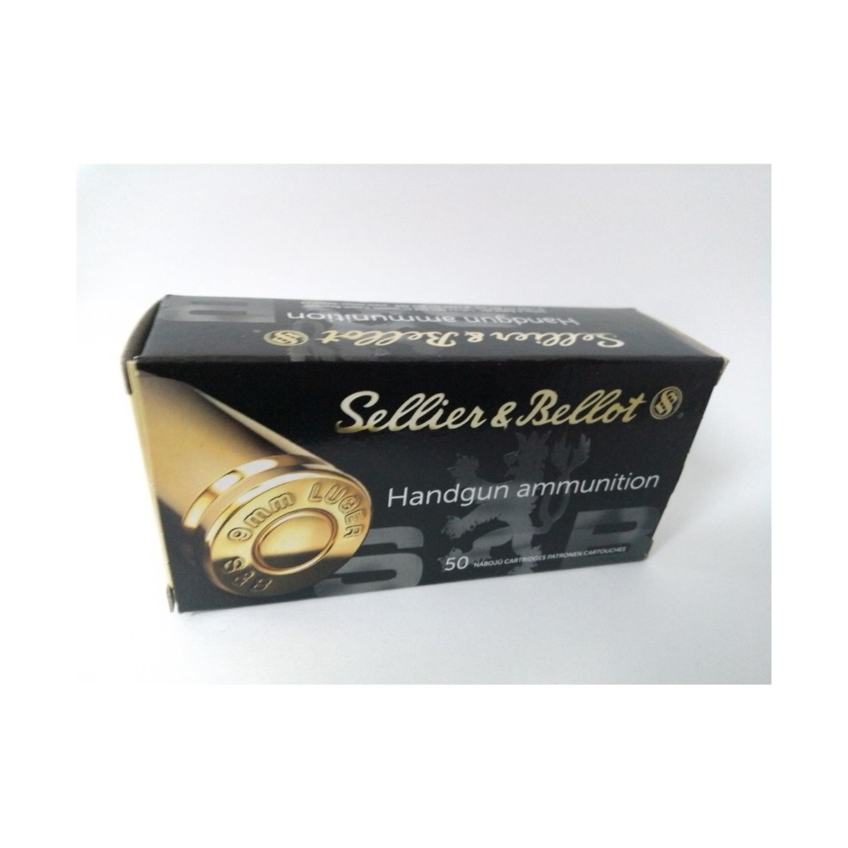 Sellier & Bellot - 9 mm Luger - Vollmantel - 8,0 g / 124 grs - 50 Stück