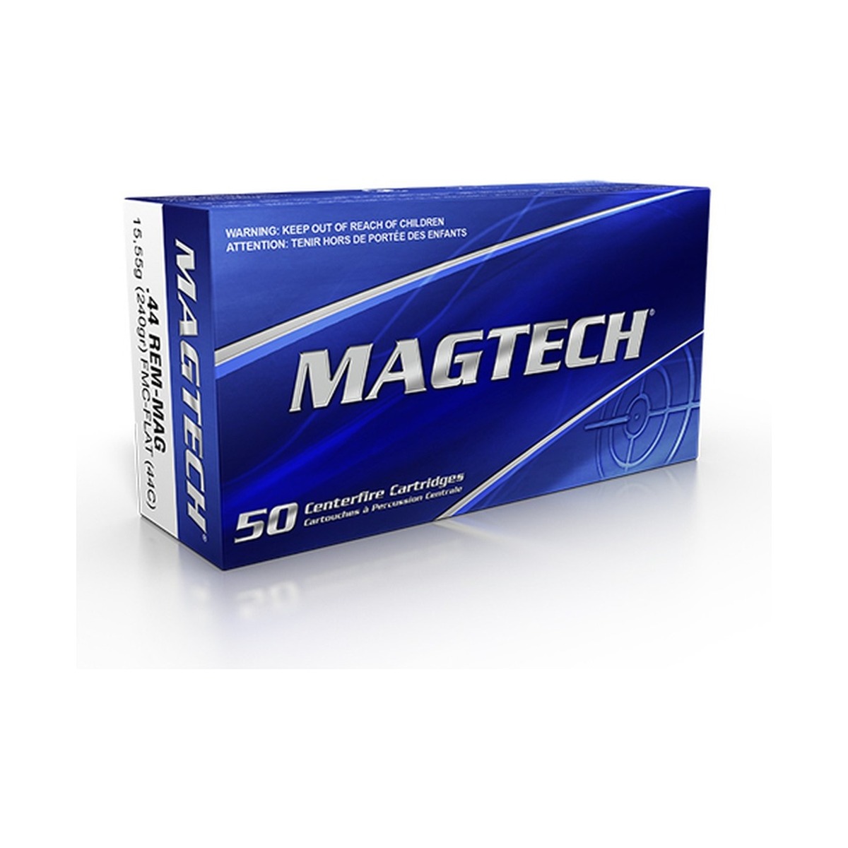 Magtech - .44 - Full Metal Jacket (FMJ) - 15,6 g / 240 grs - 50 Stück
