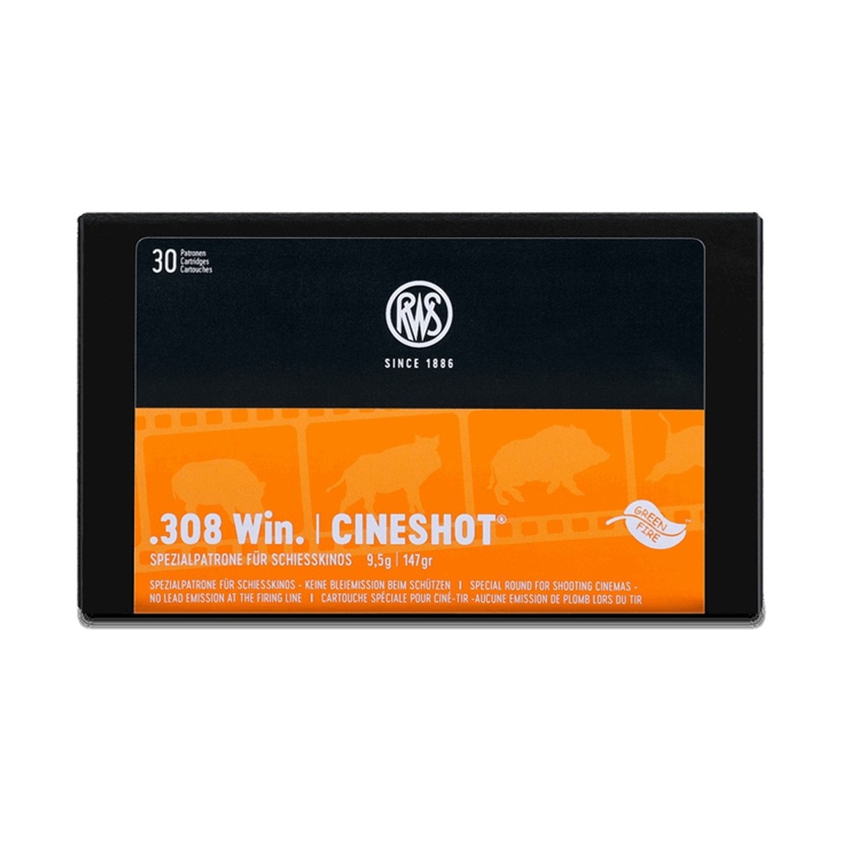 RWS - .308 Winchester - Cineshot - 9,5 g / 147 grs - 30 Stück