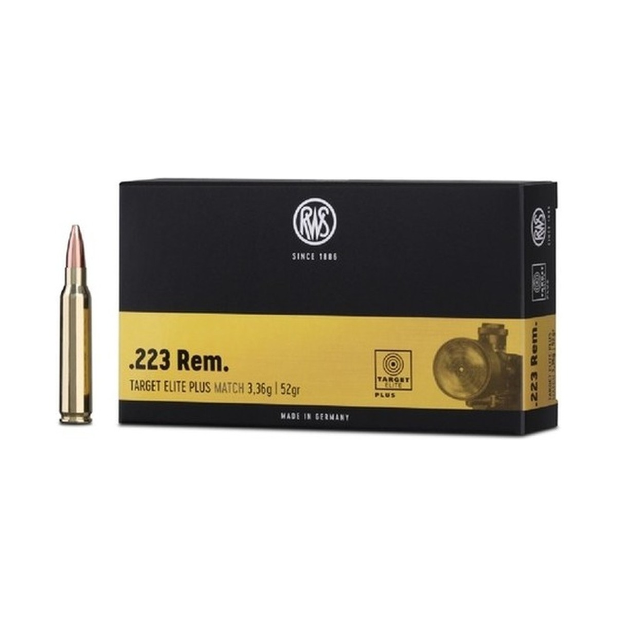 RWS - .223 Rem - 3,4 g / 52 grs - 20 Stück