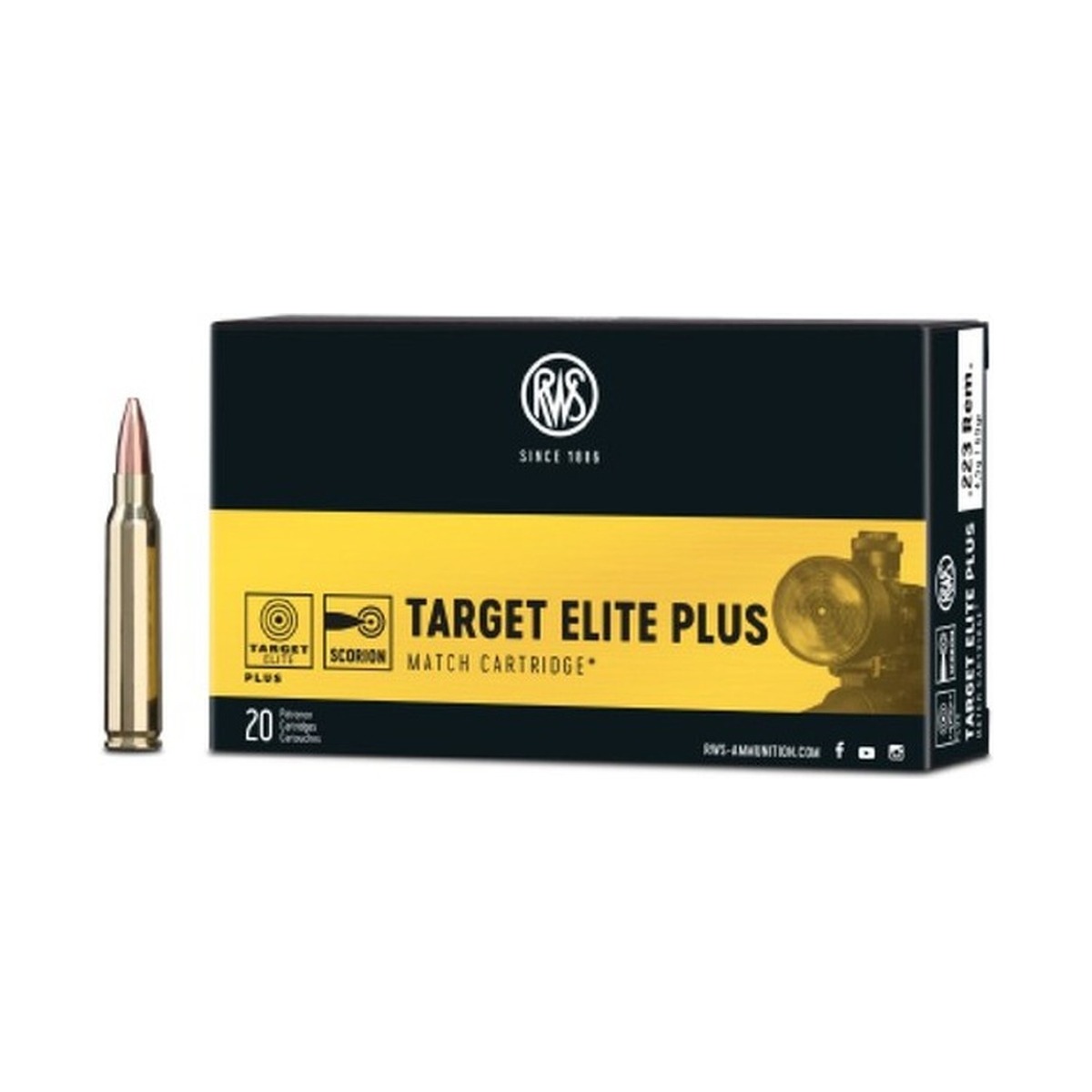 RWS - .223 Rem - 4,5 g / 69 grs - 20 Stück