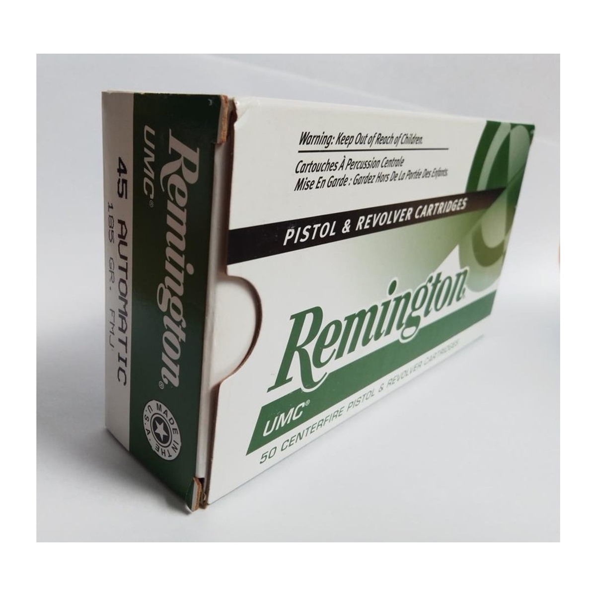 Remington - .45 Auto - Full Metal Jacket (FMJ) - 12 g / 185 grs - 50 Stück