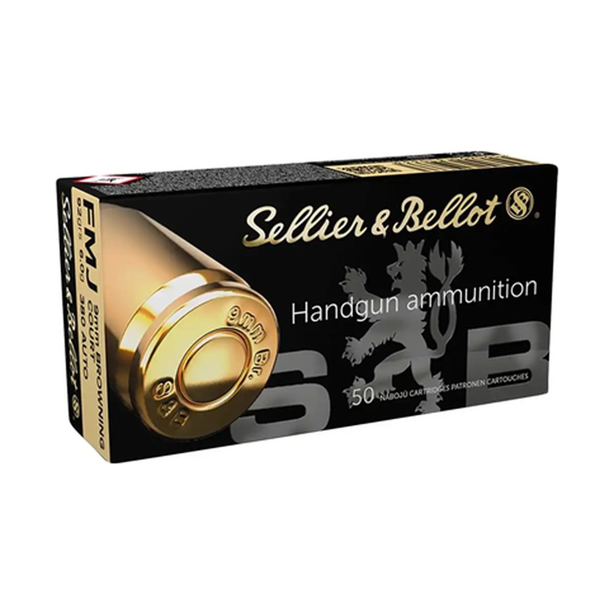 Sellier & Bellot - 9 mm - Vollmantel - 6 g / 92 grs - 50 Stück