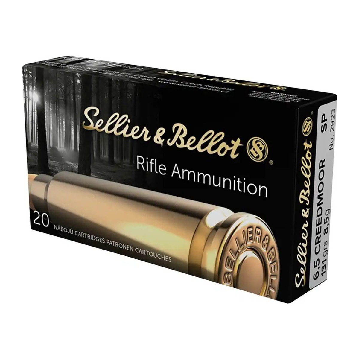 Sellier & Bellot - 6,5 Creedmoor - Teilmantel - 8,4 g / 131 grs - 20 Stück
